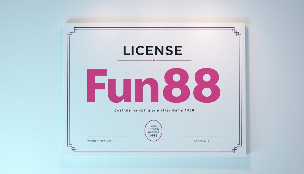 ใบอนุญาต Fun88